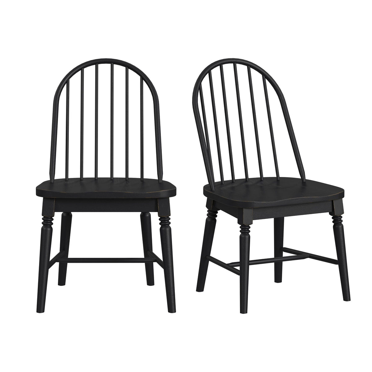 Heritage & Home Windsor Side Chair (Set of 2) in Black by Elements International, view 3