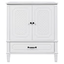 Vintage Style Bathroom Vanity With Sink, Multi Functional Storage, Soft-Closing Door