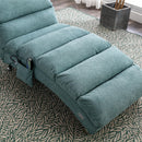 Massage Chaise Lounge Indoor With Remote Control, Ergonomic Electric Massage Lounger