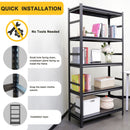 5 Tier Heavy Duty Shelving Unit Adjustable Shelving Units
