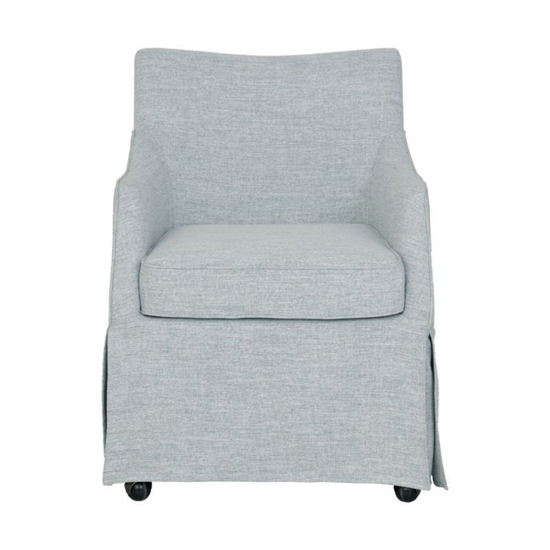 London - Upholstered Skirted Dining Arm Chair