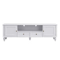 TV Stand For TVs Up To 80", Entertainment Center With Open Compartment