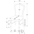 Landon - Upholstered Dining Side Chair (Set of 2) - Rich Brown