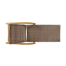 Hampton - Outdoor Chaise Lounge With Adjustable Backrest - Natural