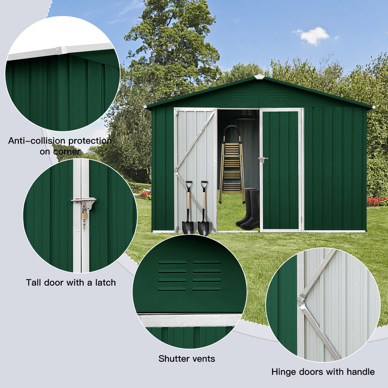 10' x 12' Garden Sheds Outdoor Storage Sheds