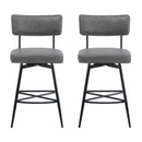 Retro Swivel Counter Stools (Set of 2)