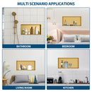 Stainless Steel Shower Niche With Seamless Design For Bathroom Storage