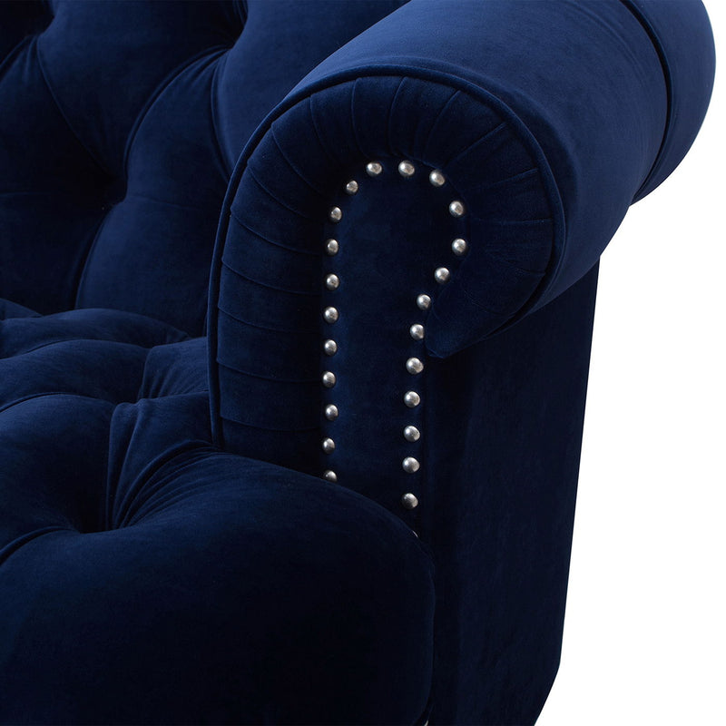 La Rosa - Victorian Tufted Upholstered Accent Chair