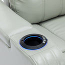 Power Recliner Theater Chair With Cooling Cup Holder, Bluetooth Speaker, LED Lights, USB Ports