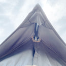 Patio Gazebo Tent With Ventilated Double Roof And Mosquito Net For Backyard Or Garden