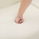 3 Seater Sofa Couch With Curved Armrests