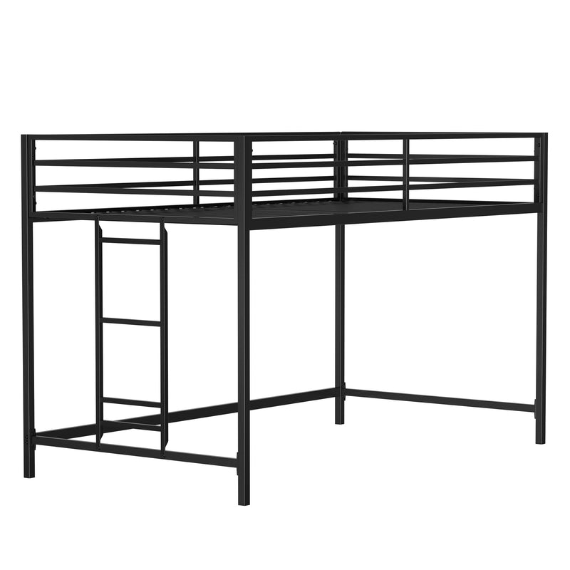 Adam - Junior Twin Loft Bunk - Black