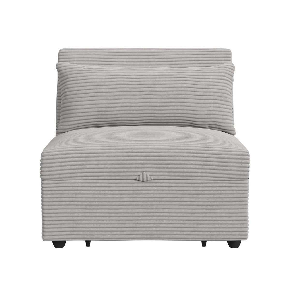 Pluto Chair With Kidney Pillow, Klik Klak And Pop Up in Coronado Gray by Elements International, view 8