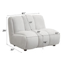 Manilla - Linen Chair - Ivory White