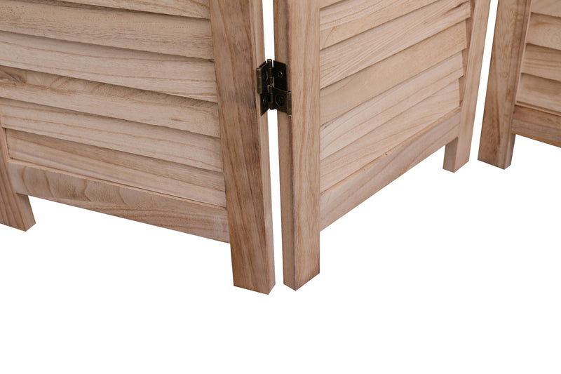 Panel Wooden Folding Room Divider