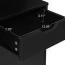 Kitchen Pantry Storage Cabinet, Modern Buffet Cabinet With Kitchen Cart, Tall Kitchen Hutch Cabinet With Microwave Stand, Food Pantry Cabinet With 3 Rattan Doors And Adjustable Shelves - Black