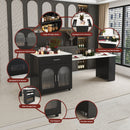 Expandable Kitchen Island With Power Outlet