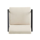 Modern Lounge Chair With Polyester Upholstery
