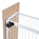 Triple Bunk Bed With Drawers, Multi-Functional Frame With Desks And Shelves In The Middle