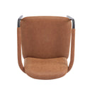 Modern Dining Chair Set With Durable Iron Frame And Comfortable Fabric Upholstery