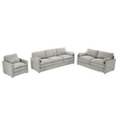 Cozy Upholstered Sofa Set For Living Room