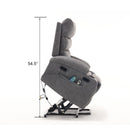 Cozy Electric Power Lift Recliner Chair Sofa For Elderly With Vibration Massage And Lumbar Heat