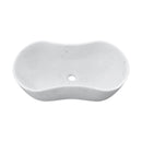 Bathroom Vessel Sink With Wavy Design