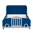 Car Shaped Platform Bed With Wheels