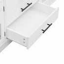 Modern Minimalist TV Stand, Entertainment Center Media Console Cabinet With Adjustable Shelves For Living Room