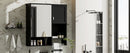 Modern Wall Mounted Bathroom Medicine Cabinet, Bathroom Wall Storage Cabinet With Mirror