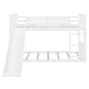 Bunk Bed With Convertible Ladder And Slide