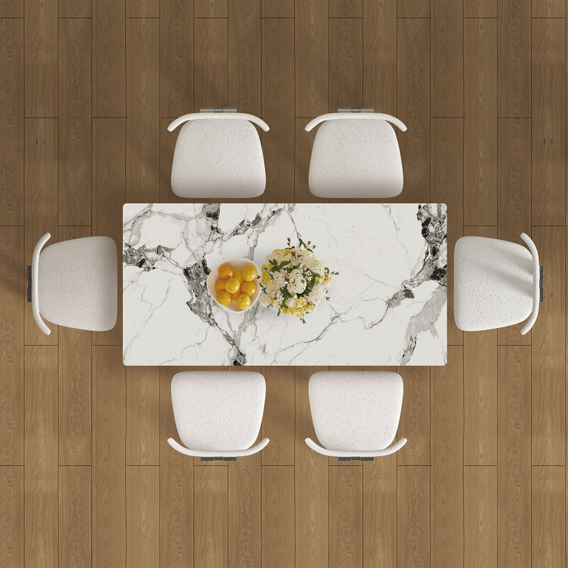 Modern Dining Table Set With Storage, Includes Chairs