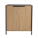 Contemporary Freestanding Bathroom Vanity With Adjustable Shelves