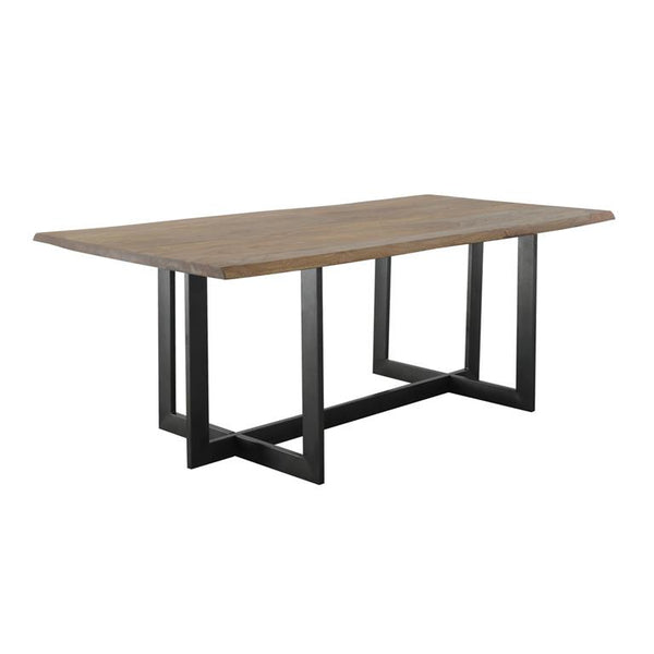 Maverick Solid Wood and Iron Dining Table