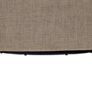 Solitude - Skirted Swivel Accent Chair With Hemp Like