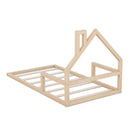 Floor Bed With House Shaped Headboard