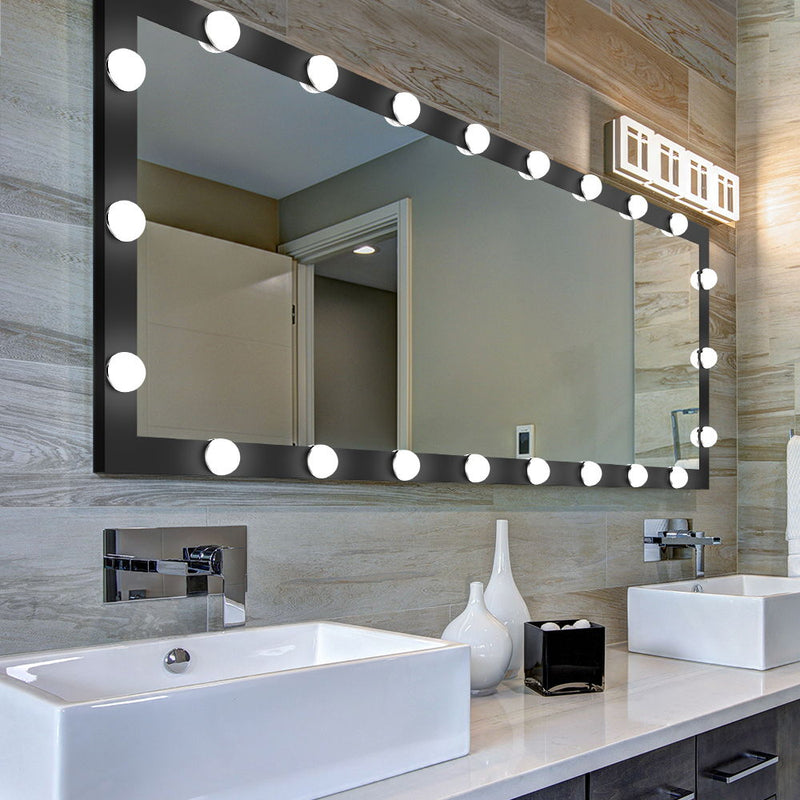 Full Length Mirror With Lights Full Body Vanity Mirror With 3 Color Modes Lighted Standing Floor Mirror For Dressing Room Bedroom Wall Mounted Touch Control