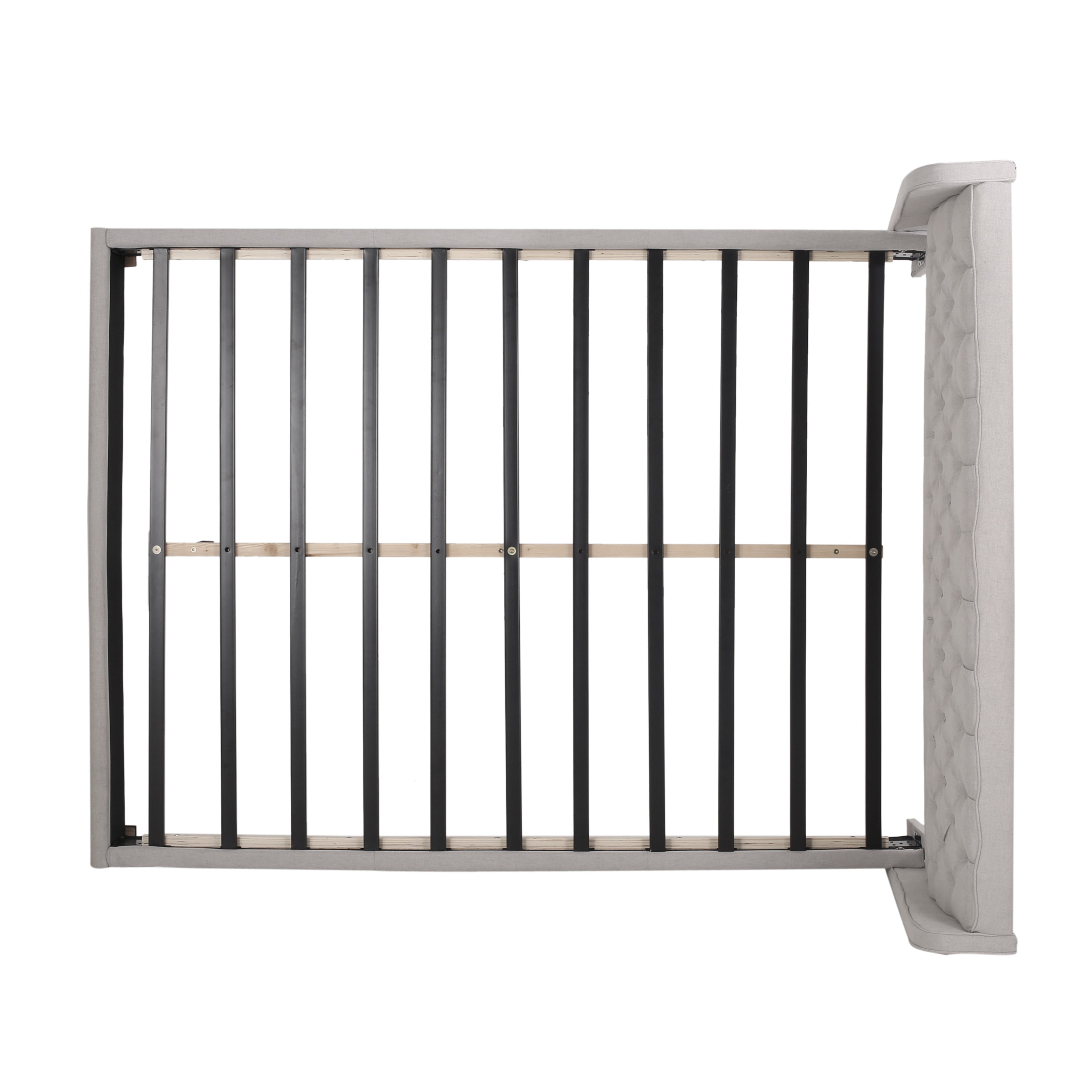 ALBERTA FULLY UPHOLSTERED QUEEN WHOLE BED-HEADBOARD -NEW - Atlantic Fine Furniture Melbourne FL