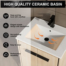 Modern Bathroom Vanity Base With Basin And Storage Cabinet