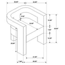 Petra - Boucle Upholstered Accent Side Chair