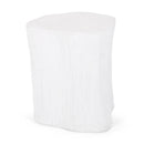 Outdoor, Lightweight Concrete Side Table - Antique White