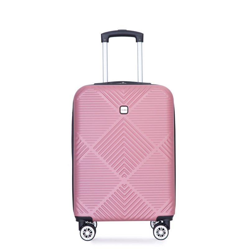 4 Piece Lightweight Suitcase, Makeup Box, Aircraft Wheels