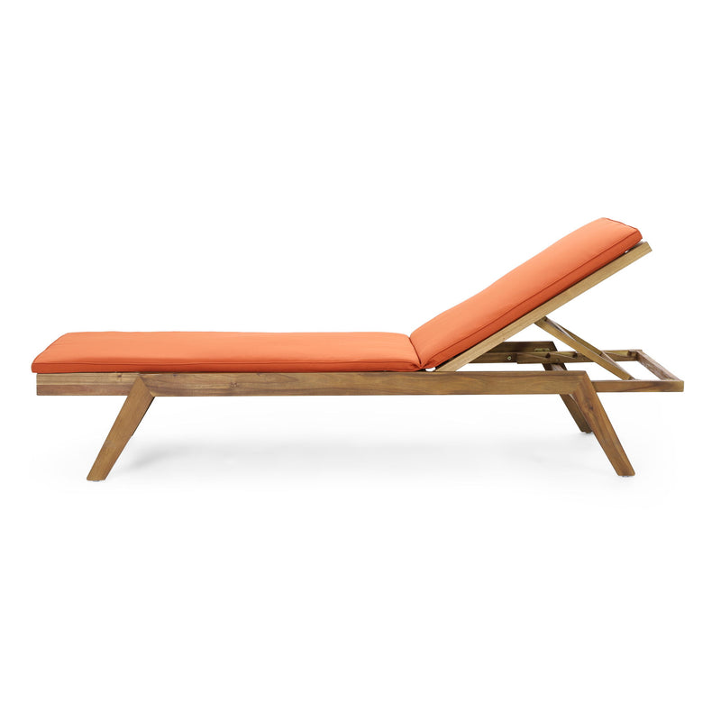 Nebulon - Outdoor Adjustable Chaise Lounge With Water Resistant Cushions (Set of 2)