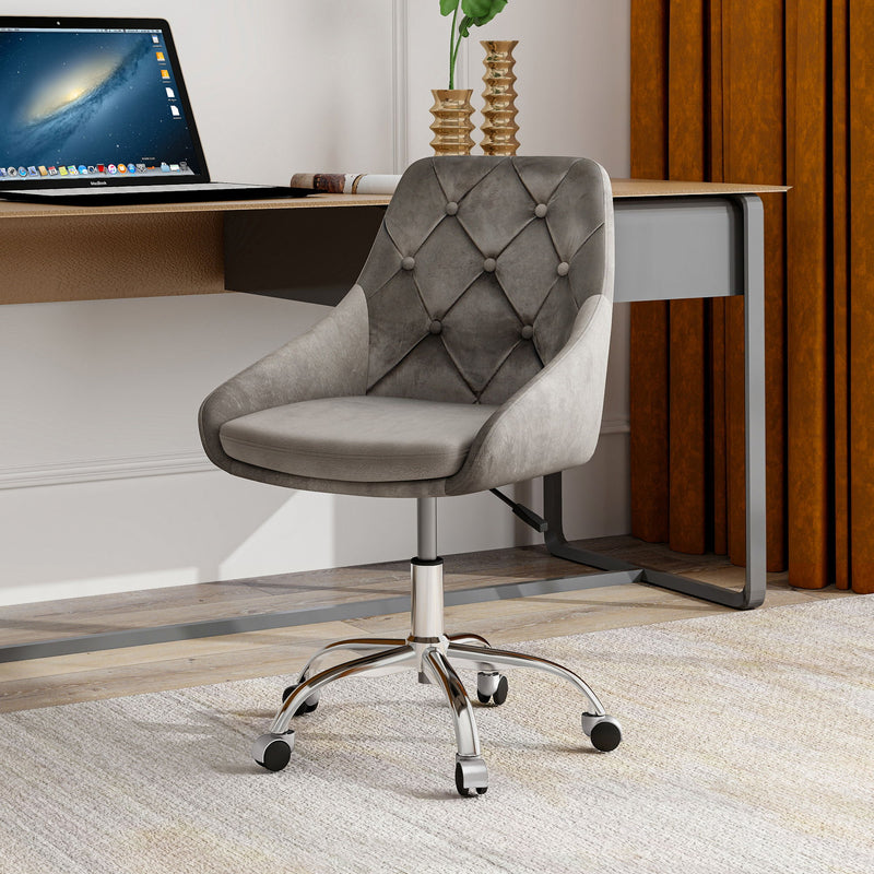 Adjustable And Space-Saving Chair With Golden Electroplated Legs