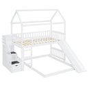House Bunk Bed With Slide
