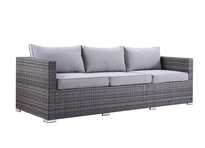 Sheffield - Patio Set - Gray Fabric & Gray Finish