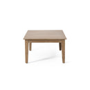 Outdoor Coffee Table With Slat Panel Top - Light Brown