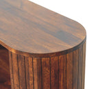 Cortez - Open Cabinet - Brown