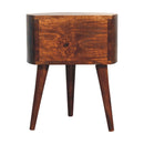 Odyssey - Tripod Bedside Table - Chestnut