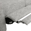 Manville - Contemporary Tufted Loveseat Pushback Recliner